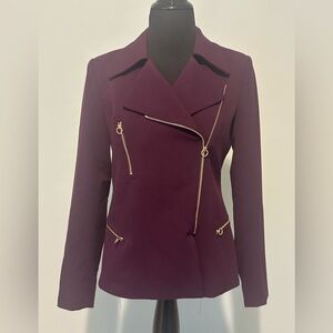 🔥❤️BossBabe! 🔥❤️  Calvin Klein Moto Blazer - 4P